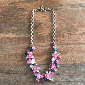 J Crew floral necklace